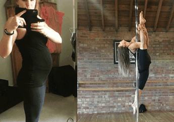 Hamil Tujuh Bulan, Apa yang Dilakukan Pole Dancer Ini Bakal Bikin Kamu Ngeri! Lihat Videonya