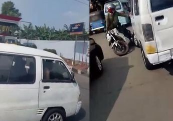 Nekat Kabur Saat Akan Diderek, Eh Malah Nabrak Orang, Aksi Kejar-kejaran Dishub vs Warga ini Bikin Warganet Penasaran