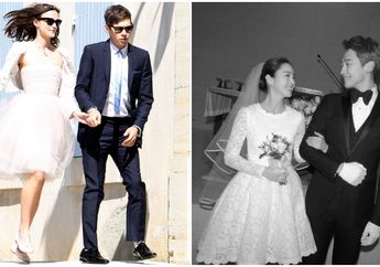 Jauh dari Kesan Negeri Dongeng, 5 Artis Internasional Ini Memilih Menikah dengan Dress yang Super Duper Simpel