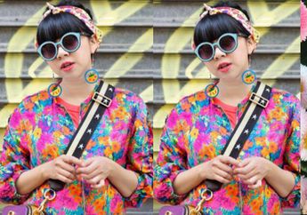 Berani Tampil Beda, Inilah Penampilan Fashion Blogger Diana Rikasari yang Colourful, Nyentrik Abis!