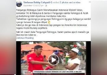 Awas!Postingan Pengungsi Rohingya Salim Menertawakan Indonesia Miskin. Ternyata Aslinya Seperti Ini  