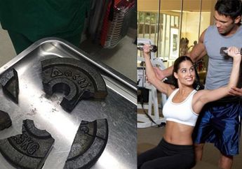 Nekat, Anunya Terperangkap di Plate Piringan Barbel, Astaga, Tim Penyelamat Lakukan Hal Mengerikan