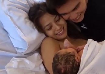 Wajah Wajah Bahagia Acha Septriasa Yang Baru Melahirkan Putri Pertamanya