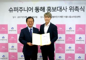Bangga Banget! Donghae Super Junior Dipilih Sebagai Duta Besar Yayasan Anak Leukimia, Inilah Misinya