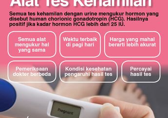 Waktu yang Tepat Gunakan Alat Tes Kehamilan, Simak 6 Faktanya