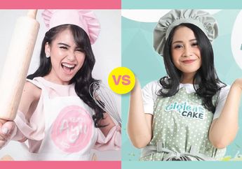 Nggak Mau Kalah, Gaya Promosi Bisnis Kue Kedua Artis Ini Mirip Banget