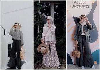 Biar Makin Kekinian dan Modis, Tips Padu Padan Celana Kulot ala Hijabers Nisa Cookie