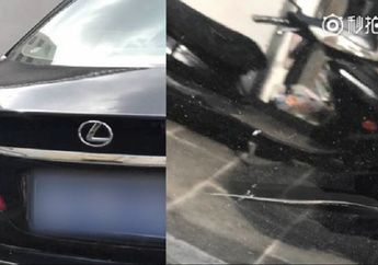 Waduh! Cewek Lakukan Hal Ini Kelar Bikin Baret Bodi Sedan Mewah Toyota Lexus, Kejadian Selanjutnya Nggak Disangka-Sangka