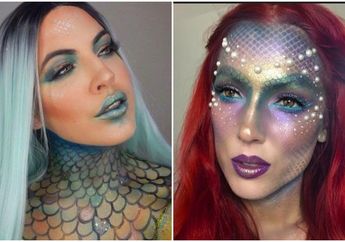 Dilihat dari Jauh Cantik Banget, Saat Dipandangi dari Dekat Menjijikan, Ini Makeup Tema Mermaid yang Kreatif Banget!