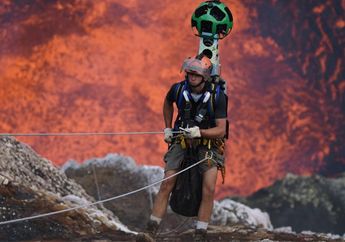 Mengerikan, Google Ajak Penggunanya Lihat Danau Lava Mendidih Terbesar di Dunia