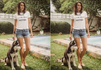 Cuma Pose Seperti Ini, Anjing Peliharaan Sophia Latjuba Dipuji Netizen