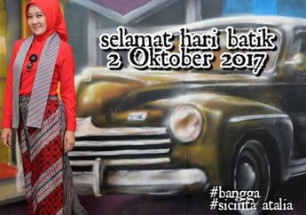 Hari Batik Nasional, Inilah Penampilan Istri Pejabat dengan Busana Batik, Sukses Bikin Hati Kamu Terpikat