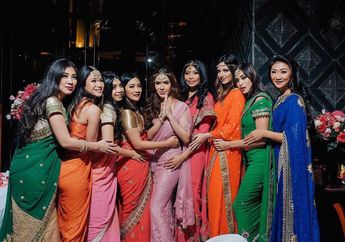 Nggak Mau Kalah, Ini Lho Cantiknya Geng Sosialita Girlsquad Ramaikan Hari Batik Nasional