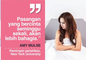 Ini Hasil Riset Selama 40 tahun : Cukup Bercinta Seminggu Sekali Bikin Hidup Lebih Bahagia