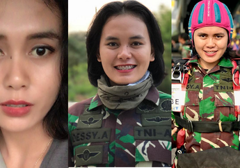 Inilah Sosok Tentara Wanita Penerjun Payung Pembawa Bendera Dalam Parade HUT TNI ke-72 TNI, Ternyata Kaya Prestasi!