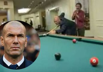 Siapa Sangka Pesepakbola Zinedine Zidane Ternyata Sangat Jago Bermain Billiard, Lihat Videonya, Menit ini Bikin Tercengang 