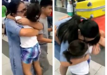 Mengharukan, Inilah Momen Dimana Seorang TKW Berjumpa Kembali Dengan Anaknya