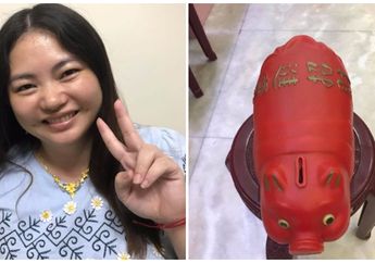 Menyentuh Hati, Melalui Celengan Babi, Suami Ini Mampu Membahagiakan Istrinya