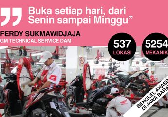 INFOGRAFIS : Layanan Jaringan AHASS Jawa Barat Ini Bakal Bikin Motor Kamu Siap Gas Setiap Saat