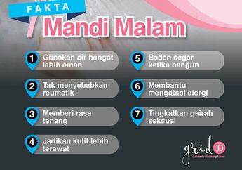 Benarkah Mandi Malam Berbahaya? Simak Dulu 7 Faktanya, yang Terakhir Bisa Tingkatkan Gairah Pasanganmu
