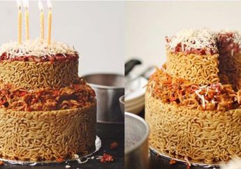 VIDEO - Ini Yang Lagi Hits! Kue Ulang Tahun dari Indomie Goreng sampai dengan Indomie All You Can Eat!