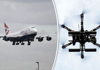 Duh, Drone Nyaris Menabrak Pesawat, Nyawa 130 Orang Terancam