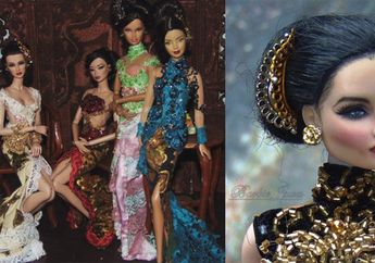 Beda dari yang Lain, Barbie Ini Tampil ala Perempuan Jawa Lengkap dengan Sanggul dan Kebaya, Nomor 5 Mirip Nyi Blorong!