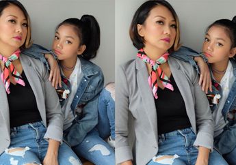 Nurun Dari Mamanya, Inilah Pesona Cantik dan Modisnya Naura Anak Nola AB Three