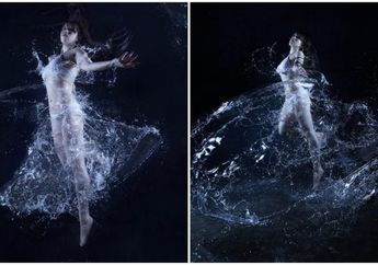 Bikin Netizen Melongo, Seorang Fotograger Membuat Gaun dari Air, Lihat Foto-fotonya!