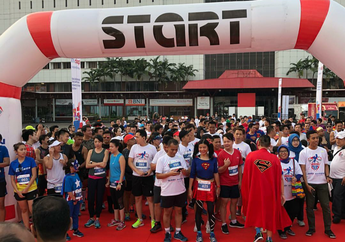 Serunya Lomba Lari Pakai Kostum Superhero di Hereos Run BTN Social Expo 2017