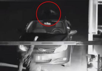 Horor, Mobil Tak Berawak Melintas, Sosok Berbaju Putih dan Berambut Panjang ini Bikin Petugas Parkir Kocar-kacir, Tak Disangka Ternyata . . . 