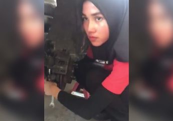 Wow! Montir Cantik Viral di Media Sosial, Sampai Ada Ratusan Netizen Cowok yang Mau Lakukan Hal Ini