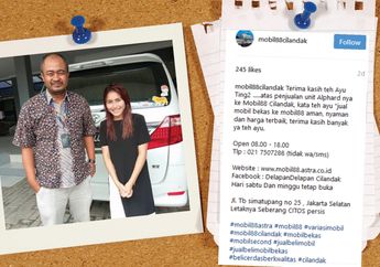Bukti Ayu Ting Ting Jual Mobil Alphard