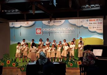 Antusiasme Peserta Lomba Paduan Suara Anak Dendang Kencana 2017