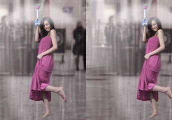 Air Umbrella, Tongkat Ajaib Pengganti Payung Siap Lindungi Diri dari Rintik Hujan