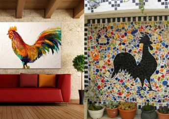 Hiasan Rumah dengan Motif Ayam Jago Ternyata Lucu Juga, Ini Dia Contohnya