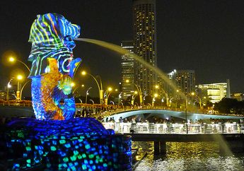 Wah, Seru Banget Gemerlap Cahaya di Marina Bay Singapura, Salah Satu Arsiteknya Eko Pratowo
