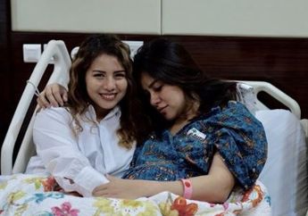 Olla Ramlan Melahirkan Bayi Cantik, Sayangnya Belum Punya Nama