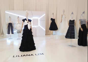 Desainer Liliana Lim Pamerkan Koleksi Gaun Hanbok Modern Bertajuk Jinhwa di Ajang IPMI Trend Show 2018