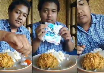 Pria Ini Nekat Makan Fried Chicken Campur Sabun Colek, Akhirnya Dia Takut Mati!