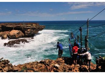 Sensasi Ektrim Gondola Pantai Timang Yogyakarta, Kahiyang Ayu Aja Suka Loh