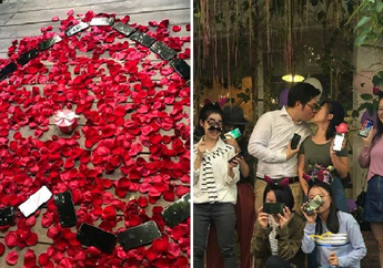 Wow! Pria Ini Membeli 25 iPhone X untuk Melamar Pacarnya, Ternyata Semua Itu Diberikan Pada Seluruh Teman yang Datang