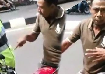 Gokil! Kena Razia Pemotor Ini Malah Jadi Artis, Lihat Deh Kelakuan Konyol Bapak-Bapak Tersebut