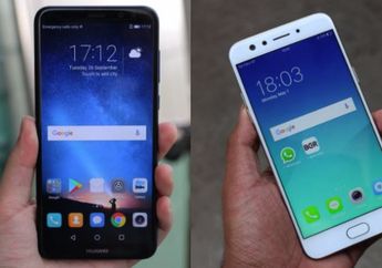 Dibanderol Harga Rp 4.4 Juta, Inilah Perbandingan Huawei Nova 2i dan Oppo F3 Selfie Expert! Pilih yang Mana?