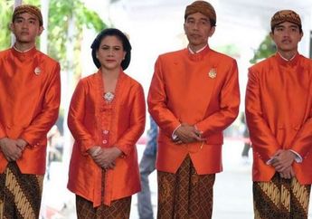 Tampil Kompak dan Ngejreng Dengan Pakai Baju Adat Jawa Warna Oranye, Presiden Jokowi Blak-Blakan Siapa yang Memilih