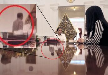 FOTO: Siapakah Sosok Misterius di Meja Rapat Jokowi Itu?