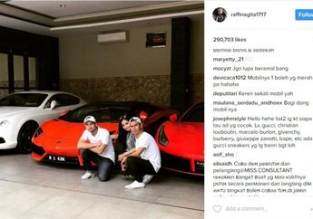Raffi Ahmad dan Nagita Slavina Ngiler Lihat Koleksi Mobil Bos Krisna Bali, Ini Komentar Netizen