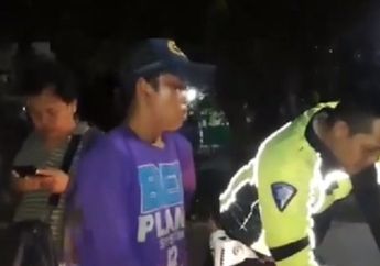 Rambut Semiran, Kuping Ditindik, Berlagak Seperti Preman, Ketika Ditilang Polisi Menangis Kayak Anak Kecil