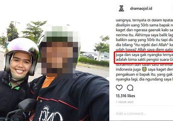 Maksud Hati Ingin Tolong Bapak yang Motornya Mogok, Driver Ojek Online Kaget Saat Tahu Sosok yang Dibantunya