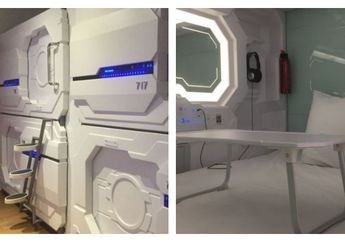 Tak Cuma di Jepang, Hotel Kapsul Ternyata Ada Juga di Mojokerto loh! Lihat Bentuknya, Keren Banget!